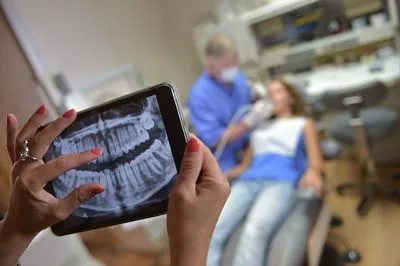 patient receiving dental care at Jay Zimmerman Dentistry